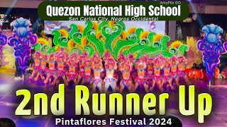 QUEZON NATIONAL HIGH SCHOOL ARENA DANCE PINTAFLORES FESTIVAL 2024 [upl. by Claman]