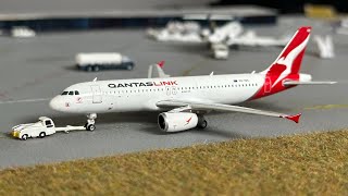 Pioneer International Airport Update  1400 scale Australian model airport [upl. by Boccaj]