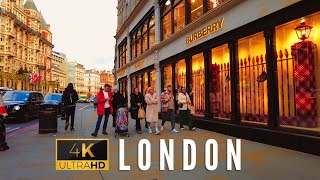 Most Expensive Streets of London  Knightsbridge Walking Tour  4k 60FPS [upl. by Araccot633]