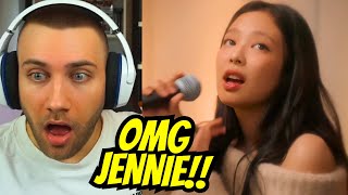 BEST CHRISTMAS SURPRISE JENNIE  눈 Snow  Snowman Cover  REACTION [upl. by Esened]