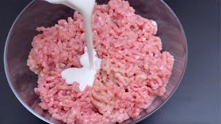 Prepare minced meat with this secret ingredient [upl. by Ennaylime]