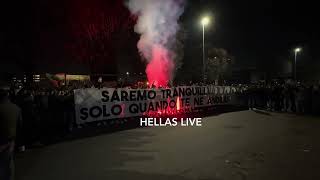 La protesta della Curva Sud fuori dalla sede dell’Hellas Verona Setti non si presenta [upl. by Ruggiero81]