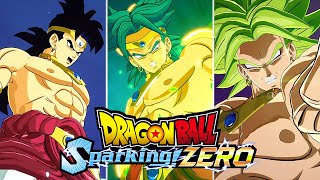 BROLY MOVESET  All Transformations in Dragon Ball Sparking Zero Exclusive HD Gameplay [upl. by Amil]