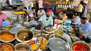 BEST 60 Mr Speedy Singh ki 4x4 Shahi Thali  Punjabi Street Food India [upl. by Ettenot]