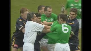 IRELAND V AUSTRALIA  AUSSIES BATTER THE IRISH  1998 INTERNATIONAL RULES CROKE PARK DUBLIN RTE [upl. by Enohs668]