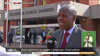 7th Administration  Ramaphosa meets Limpopo Executive to explore provinces plans for next 5 years [upl. by Maer876]