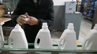 Automatic Liquid Laundry Detergent Filling amp Capping Machine [upl. by Fendig]