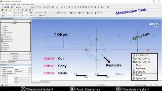 Modify Tools 20  Ansys Design Modeler Tutorial  Lesson 5 [upl. by Niamor]