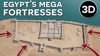 Ancient Egypts Mega Fortresses  3D DOCUMENTARY [upl. by Haimrej954]