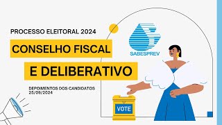 Eleições Sabesprev 2024 Conheça os Candidatos e Suas Propostas [upl. by Anaele]