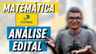 ANÁLISE DO EDITAL DE MATEMÁTICA DO CONCURSOS DOS CORREIOS 2024 [upl. by Gabriell323]