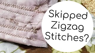 Fixing Sewing Machine Timing Issues and Skipped Zigzag Stitches  Singer Model 6215C [upl. by Binnings]