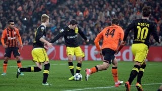 Champions League Shakhtar Donetsk  Borussia Dortmund Highlights [upl. by Antoine]