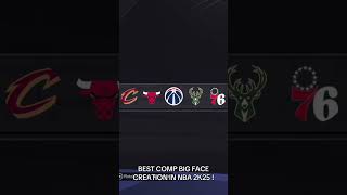 best comp big face creation nba2k 2k25 gaming [upl. by Novak513]