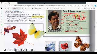 A2 level Elementary Cutting EdgeUnit 7life stories Ben Silbermann and regular and irregular verbs [upl. by Egdamlat]