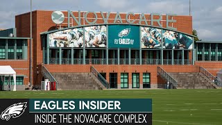 A Tour of the NewLook PhysicalDistanced NovaCare Complex  Eagles Insider [upl. by Ocer]