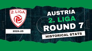 Austria  2 Liga Stats Round 7 202425  Historical Stats  OverGolStats [upl. by Einahpehs348]