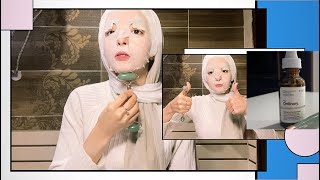 Nighttime Skincare Routine  روتين بشرتي المسائي اليومي [upl. by Leaw777]