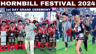 Hornbill Festival Nagaland  1st Day Grand Ceremony [upl. by Neelhtak702]