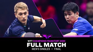 FULL MATCH  Anton Kallberg vs Lin Shidong  MS F  WTTFrankfurt 2024 [upl. by Ydissac]