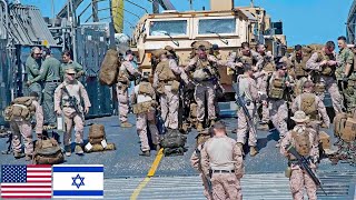 US Marines in Israel Aviation and Armored Vehicles during Joint Combat Exercises [upl. by Kliber]