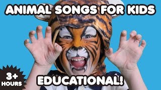 Animal Songs For Kids  3 Hours  Nursery Rhymes  Kids Songs  Educational [upl. by Battiste]