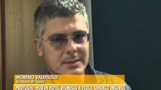 PADOVA TG  01082015  PROFUGHI HUB IN UN HOTEL A TEOLO INSORGE IL SINDACO [upl. by Eidua]