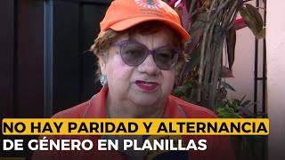 No hay paridad y alternancia de género en planillas denuncia Doris Gutiérrez [upl. by Pyszka]