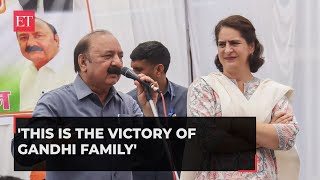 Amethi Election Results 2024 This is victory of Gandhi family says Congress candidate Kishori Lal [upl. by Assek]