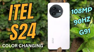 Itel S24 REVIEW amp UNBOXING  CAMERA TEST amp PUBG TEST [upl. by Ardnikal]