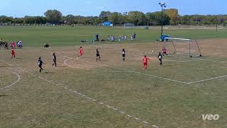 ARIANA shoot  pass and dribble VS two year older girls Chicago INTER Red 2015 IWSL Div A 2015 G [upl. by Anier]