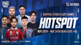 Survival Stage Hotspot  2024 PUBG MOBILE GLOBAL CHAMPIONSHIP [upl. by Ominoreg]