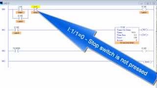 L46232  PLC Timer and Latch [upl. by Linda]