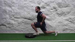 Dynamisk Tåhävning Split Squat [upl. by Fiertz]