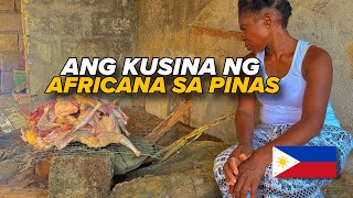 PAGLULUTO NG AFRICANA SA KANYANG BAGONG BAHAY [upl. by Gnouc568]