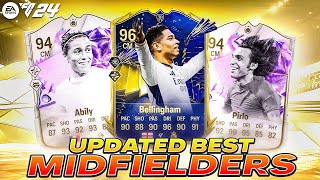 UPDATED👀TOP 10 BEST MIDFIELDERSCDMSCMS IN EA FC 24 ULTIMATE TEAM [upl. by Xad435]