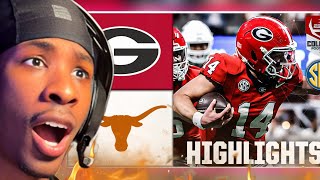 Ohio State Fan Reacts To SEC Championship Georgia Bulldogs vs Texas Longhorns  Full Game [upl. by Albarran]