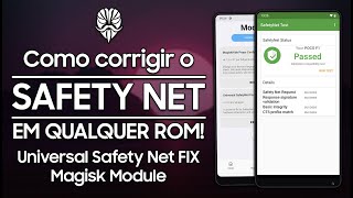 Como PASSAR no SAFETY NET em QUALQUER ROM  MÉTODO DEFINITIVO  Universal SafetyNet FIX Magisk [upl. by Aylad]