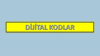 Dijital Kodlar  BCD  Gray  ASCII  Parity Örnekli Anlatım [upl. by Hull]