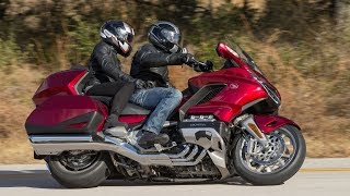 2018 Honda Gold Wing Tour Review  First Ride [upl. by Hesketh675]