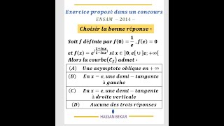 Exercice logarithme exp tangente 21 [upl. by Alegnave]