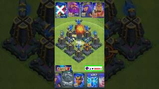 All Heros Max Vs Max Monolith Clash of Clans clashofclans coc shortsfeed youtubeshorts [upl. by Rednijar]