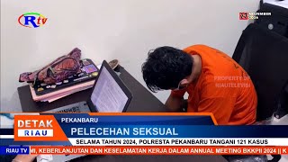 SELAMA TAHUN 2024 POLRESTA PEKANBARU TANGANI 121 KASUS [upl. by Flosi]