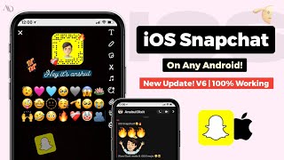 🚀 install iOS Snapchat For Android Latest version  iPhone SNAPCHAT on Android [upl. by Yelime]