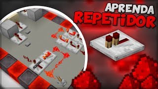 ✔ TUDO SOBRE REPETIDORES  Aprenda Redstone 02  MINECRAFT [upl. by Ardnohs558]