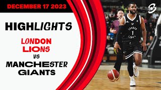 London Lions vs Manchester Giants  Game Highlights [upl. by Royden]