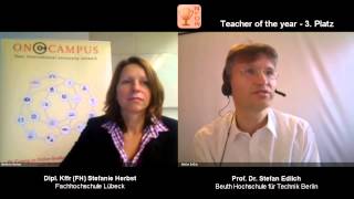 Interview mit Prof Dr Stefan Edlich Beuth HS Berlin  3Platz Teacher of the Year VFH 2012 [upl. by Arah]