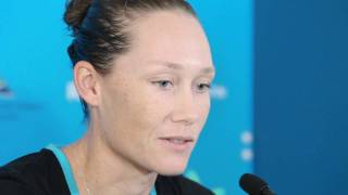 Sam Stosur Pre Tournament Apia International Sydney 2012 [upl. by Ginnifer]