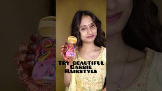 How to do easy amp beautiful barbie hairstylehairstyle hairtutorial shorts youtubeshorts ytshorts [upl. by Oram]