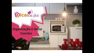 DICAS DE DECORAÇÃO E ORGANIZAÇÃO DE COZINHA [upl. by Boswall]